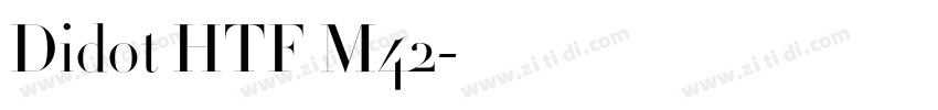 Didot HTF M42字体转换